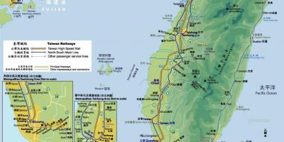 Tra Taiwan map