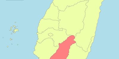 Map of kaohsiung Taiwan