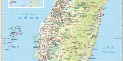Map of Taiwan attraction