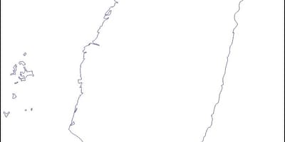 Map of Taiwan blank
