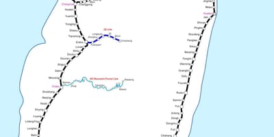 Map of Taiwan lrt