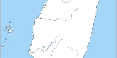 Map of Taiwan outline