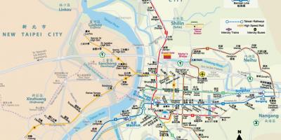 Metro map Taiwan