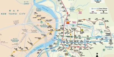 Taiwan mrt station map