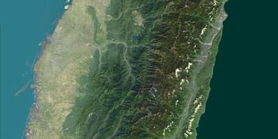 Map of Taiwan satellite